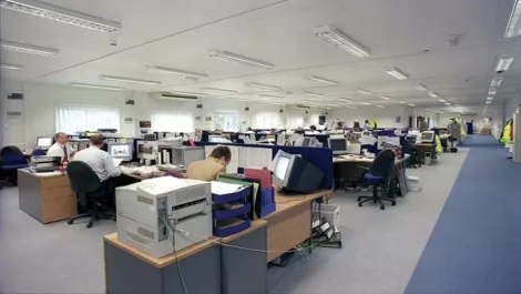 Large open plan office area