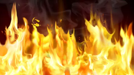 Flames close up third series 3122