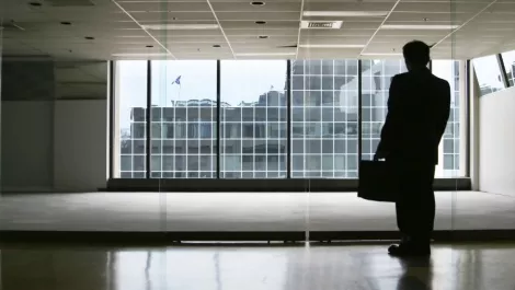 Office man in empty 1