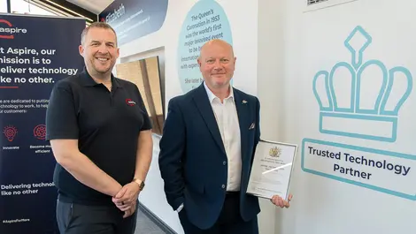 Chris fraser  ceo and steve laverick  technical director at aspire hq