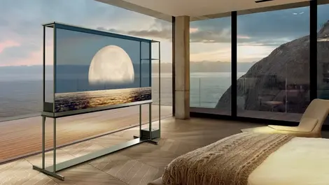 LG unveils world-first transparent wireless OLED TV at AUD $74,999
