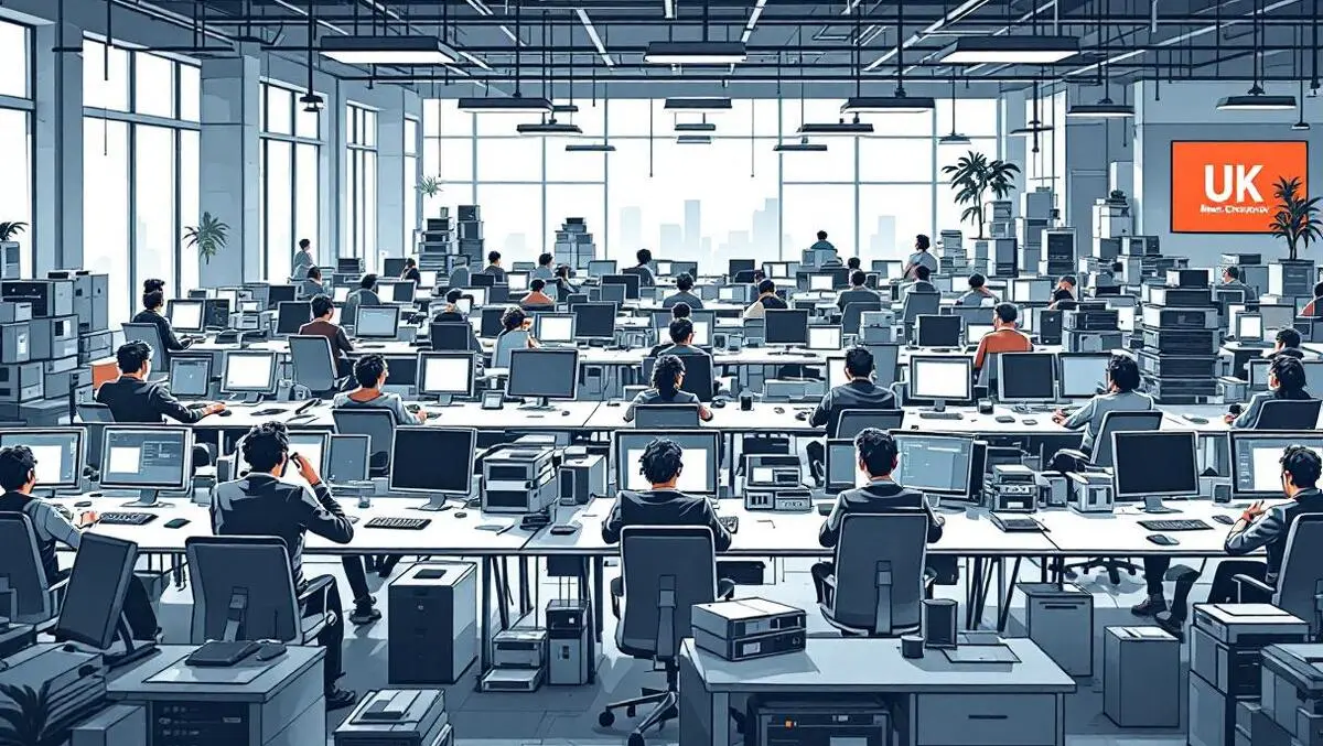 Large office it professionals idle computers frustration unused equipment uk