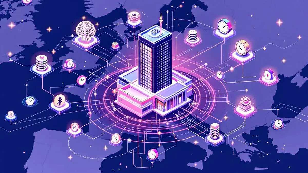 Global clearinghouse ai token network with time reversal motif