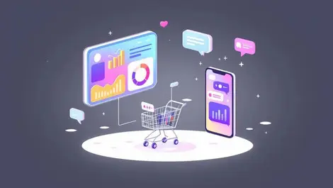 Ai commerce integration dashboards data to cart and chat app