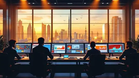 Dubai soc analysts monitoring intuitive threat dashboards comfort